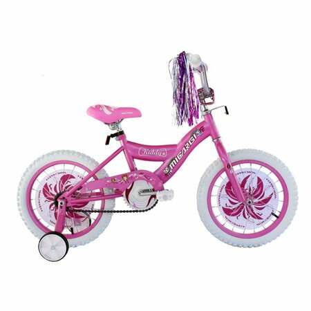 MICARGI 16 in. Girls BMX Bicycle, Pink MI332869